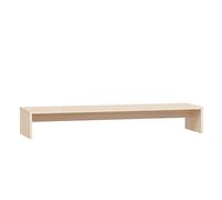 vidaXL Supporto per Monitor 100x27x15 cm in Legno Massello di Pino