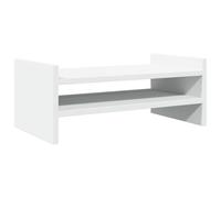 vidaXL Supporto per Monitor Bianco 50x27x20 cm in Truciolato