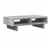vidaXL Supporto per Monitor Grigio Cemento 50x27x15 cm in Truciolato, Rialzo per Monitor, Supporto per Monitor per scrivania, Rialzo per Supporto per Monitor
