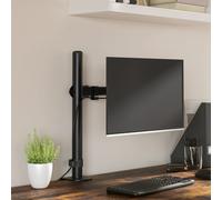 vidaXL Supporto per Monitor in Acciaio Nero VESA 75/100 mm