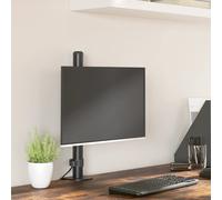 vidaXL Supporto per Monitor in Acciaio Nero VESA 75/100 mm