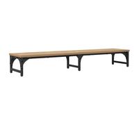 vidaXL Supporto per monitor in rovere Artisan, 105 x 23 x 15,5 cm, spazio di lavoro domestico, supporto per monitor minimalista, robusto accessorio da scrivania, scaldabagno ergonomico