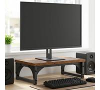 vidaXL Monitor Stand Oud hout 37 x 23 x 14 cm Bewerkt hout