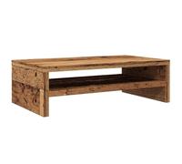 vidaXL Supporto per Monitor Legno Antico 42x24x13 cm Legno Multistrato, Supporto per Computer, Supporto per Tastiera, Supporto per Laptop da Tavolo