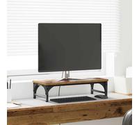 vidaXL Supporto per Monitor Legno antico 55 x 23 x 14 cm