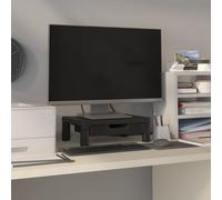 vidaXL Supporto per Monitor Nero 43x30,5x13 cm