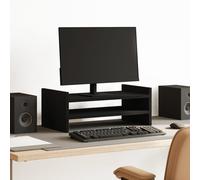 vidaXL Supporto per Monitor Nero 50x27x20 cm in Truciolato