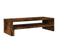 vidaXL Supporto per Monitor Rovere Fumo 54x22x15 cm in Truciolato, Rialzo per Monitor, Supporto per Monitor per scrivania, Rialzo per Supporto per Monitor