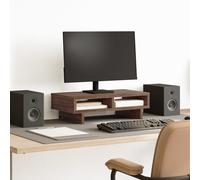 vidaXL Supporto per Monitor Rovere Marrone 50x27x15 cm in Truciolato