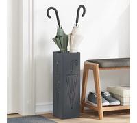 vidaXL Supporto per Ombrellone Antracite 15.5 x 15.5 x 49 cm Acciaio