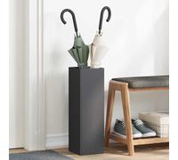 vidaXL Supporto per Ombrellone Nero 15.5 x 15.5 x 49 cm Acciaio