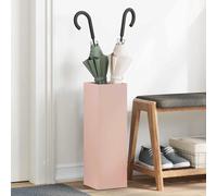 vidaXL Supporto per Ombrellone Rosa 15.5 x 15.5 x 49 cm Acciaio