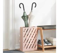 vidaXL Supporto per Ombrellone Rosa 28 x 12 x 41 cm Acciaio