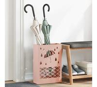 vidaXL Supporto per Ombrellone Rosa 28 x 12 x 41 cm Acciaio