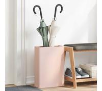 vidaXL Supporto per Ombrellone Rosa 28 x 12 x 41 cm Metallo