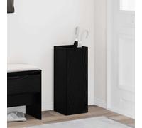 vidaXL Supporto per Ombrellone Rovere Nero 25 x 24,5 x 64 cm