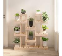 vidaXL Supporto per Piante 104,5x25x109,5 cm in Legno Massello di Pino