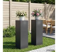 vidaXL Supporto per piante 2 pcs Antracite 30 x 30 x 100 cm