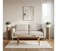 vidaXL Supporto per piante 2 pz Rovere Sonoma 25 x 25,5 x 60,5 cm