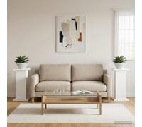 vidaXL Supporto per piante 2 pz Bianco 30,5 x 30 x 60,5 cm