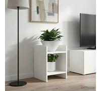 vidaXL Supporto per piante 2 pz Bianco 30 x 30 x 40 cm
