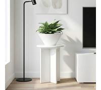 vidaXL Supporto per piante 2 pz Bianco Lucido Ø29,5 x 40 cm