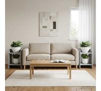 vidaXL Supporto per piante 2 pz Grigio Cemento 30 x 30 x 40 cm