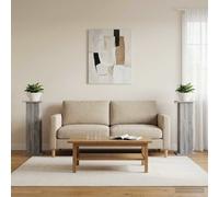 vidaXL Supporto per piante 2 pz Grigio Sonoma 30,5 x 30 x 80,5 cm