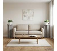 vidaXL Supporto per piante 2 pz Grigio Sonoma 40 x 40 x 80 cm