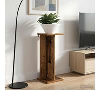 vidaXL Supporto per piante 2 pz Legno antico 25 x 25,5 x 60,5 cm