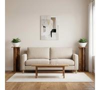 vidaXL Supporto per piante 2 pz Legno antico 25 x 25,5 x 80,5 cm