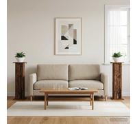 vidaXL Supporto per piante 2 pz Legno antico 30,5 x 30 x 100,5 cm