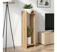 vidaXL Supporto per piante 2 pz Rovere Artigianale 30 x 30 x 100 cm