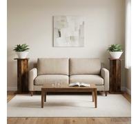 vidaXL Supporto per piante 2 pz Rovere Fumo 25 x 25,5 x 60,5 cm