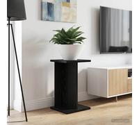 vidaXL Supporto per piante 2 pz Rovere Nero 25 x 25,5 x 40,5 cm