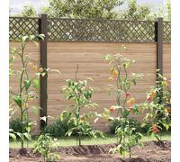 vidaXL Supporto per piante 50 pz Verde 110 x 0.6 x 0.6 cm Acciaio