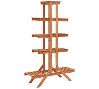 vidaXL Supporto per Piante 83x25x132 cm in Legno Massello di Abete