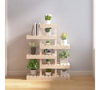vidaXL Supporto per Piante 85x25x109,5 cm in Legno Massello di Pino