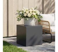 vidaXL Supporto per piante Antracite 40 x 40 x 40 cm Acciaio Inox
