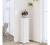 vidaXL Supporto per Piante Bianco 33x33x100 cm in Truciolato, Supporto per Fiori, Supporto per vasi per Piante, Supporto per vasi per Piante