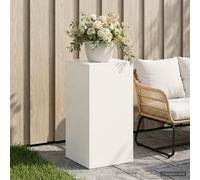 vidaXL Supporto per piante Bianco 40 x 40 x 80 cm Acciaio
