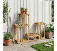 vidaXL Supporto per piante Bianco 90 x 25 x 73 cm
