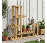 vidaXL Supporto per piante Bianco 93,5 x 25 x 91,5 cm
