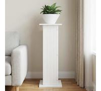 vidaXL Supporto per piante Bianco Lucido 30,5 x 30 x 80,5 cm