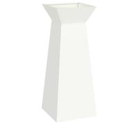 vidaXL Supporto per Piante Bianco Metallo 40 x 40 x 101 cm