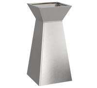 vidaXL Supporto per Piante in Acciaio Inox a Forma di Cono, Ideale per Interni ed Esterni. Ha Un Design Moderno, è Realizzato in Metallo Resistente e Si pulisce Facilmente. Perfetto per abbellire CAS