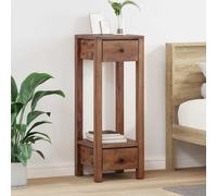 vidaXL Supporto per piante Marrone 30 x 30 x 80 cm Legno di Mogano