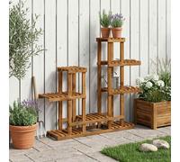 vidaXL Supporto per piante Naturale 118 x 25 x 96,5 cm