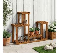 vidaXL Supporto per piante Naturale 90 x 25 x 73 cm