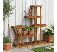 vidaXL Supporto per piante Naturale 95 x 25 x 101,5 cm